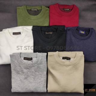 Áo len nam loại dày đẹp, Áo len cổ tròn form hàn quốc thời trang ST STORE