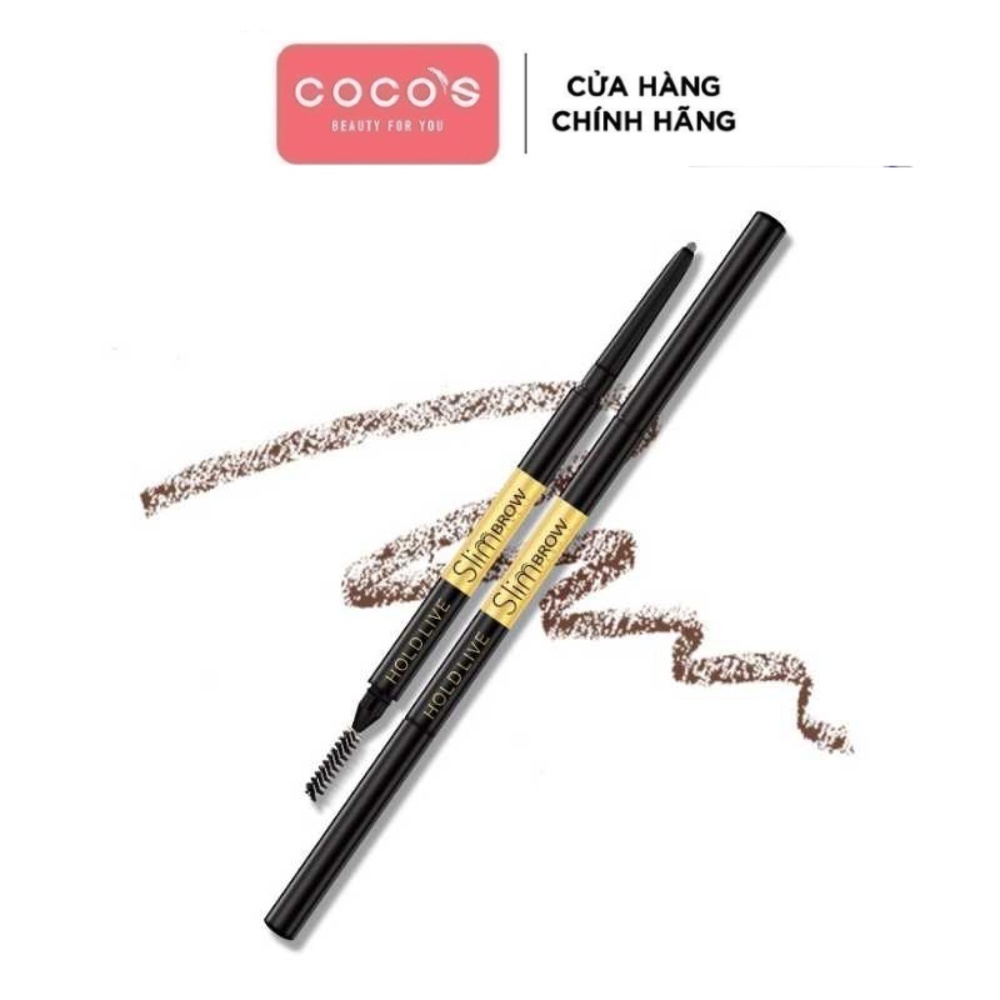 Chì Kẻ Mày Siêu Mảnh 2 Đầu Tiện Lợi Hold Live Slim Brow