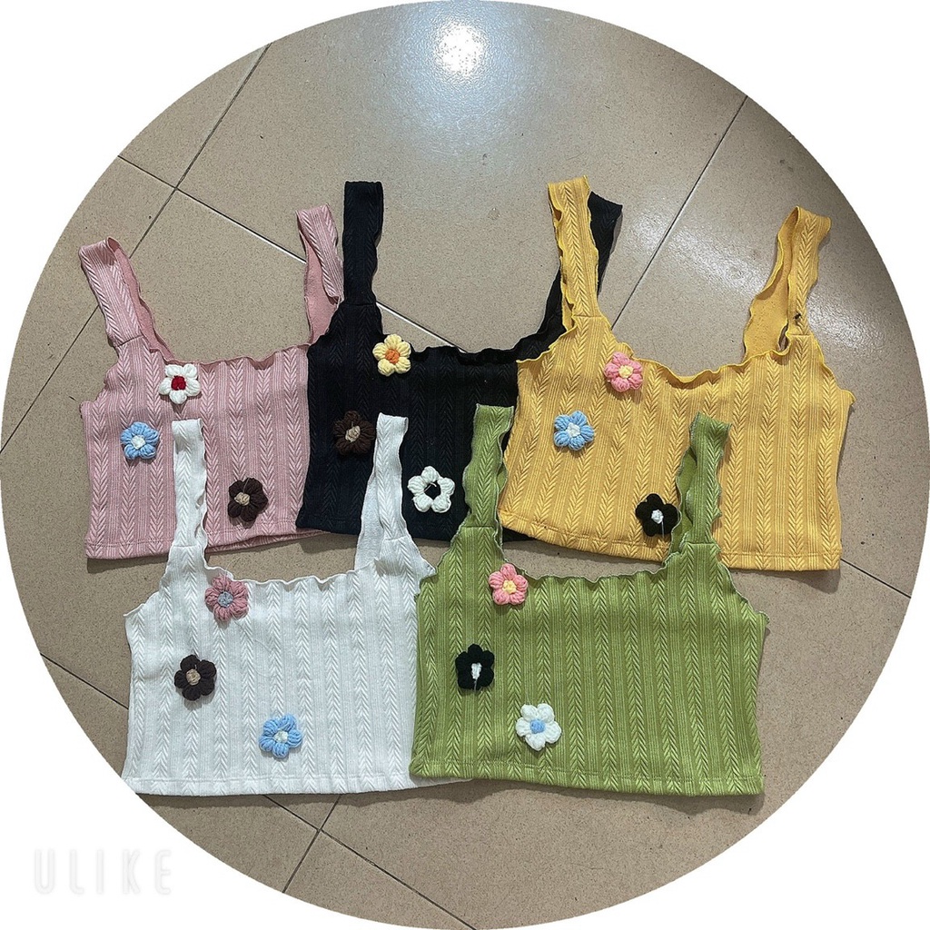 Áo voan hai dây viền ren TRÁI THƠM xinh GB2410