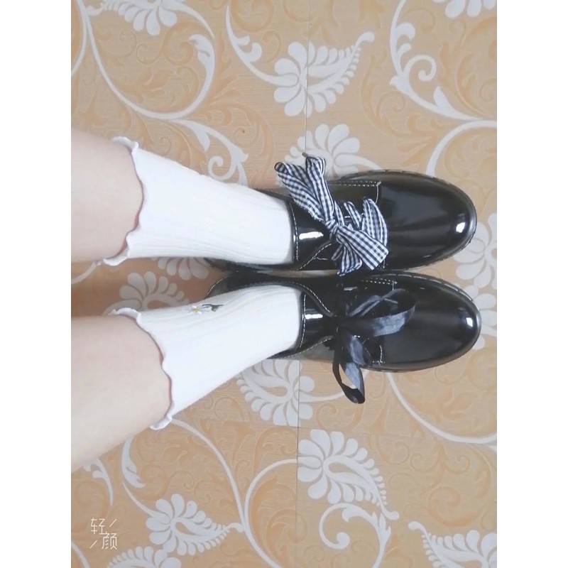 Có Sẵn - Giày Mary Jane Mũi Nhọn Kèm 3 Loại Dây Dày ( Sẵn sz 38 bóng) | BigBuy360 - bigbuy360.vn