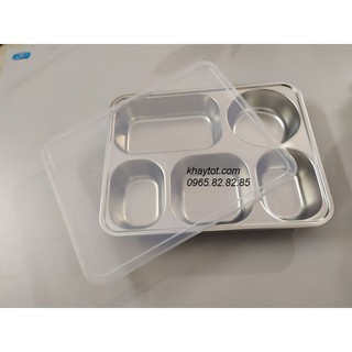 Khay cơm inox 304 Hàn Quốc cao cấp