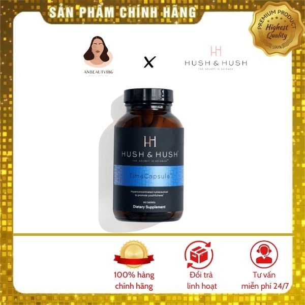 Viên uống chống lão hóa, giảm thâm nám Image Hush & Hush Skincare Time Capsule 60 viên