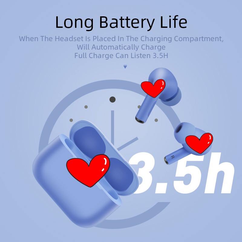 Tai Nghe Nhét Tai Bluetooth Không Dây Âm Thanh Stereo HiFi Có Mic InPods 13 Pro i13