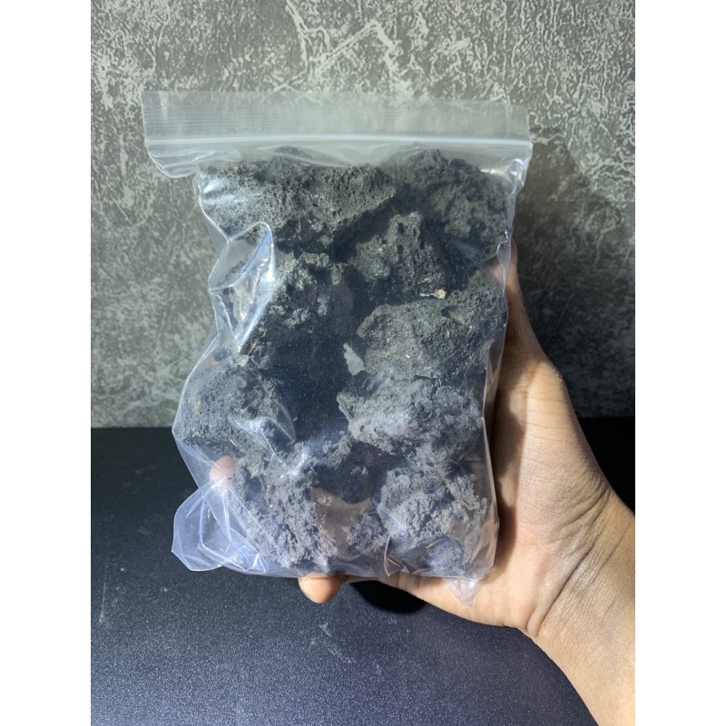 (500g) Đá đen Gia Lai size trung dùng trong bể Terrarium, bán cạn, thủy sinh