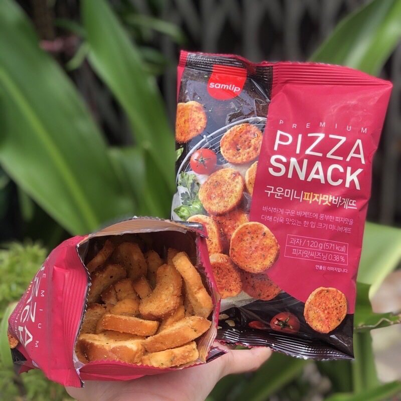 Snack Vị Pizza HÀN QUỐC 구운미니피자맛바게뜨- HÀNG NHẬP KHẨU CHÍNH HÃNG