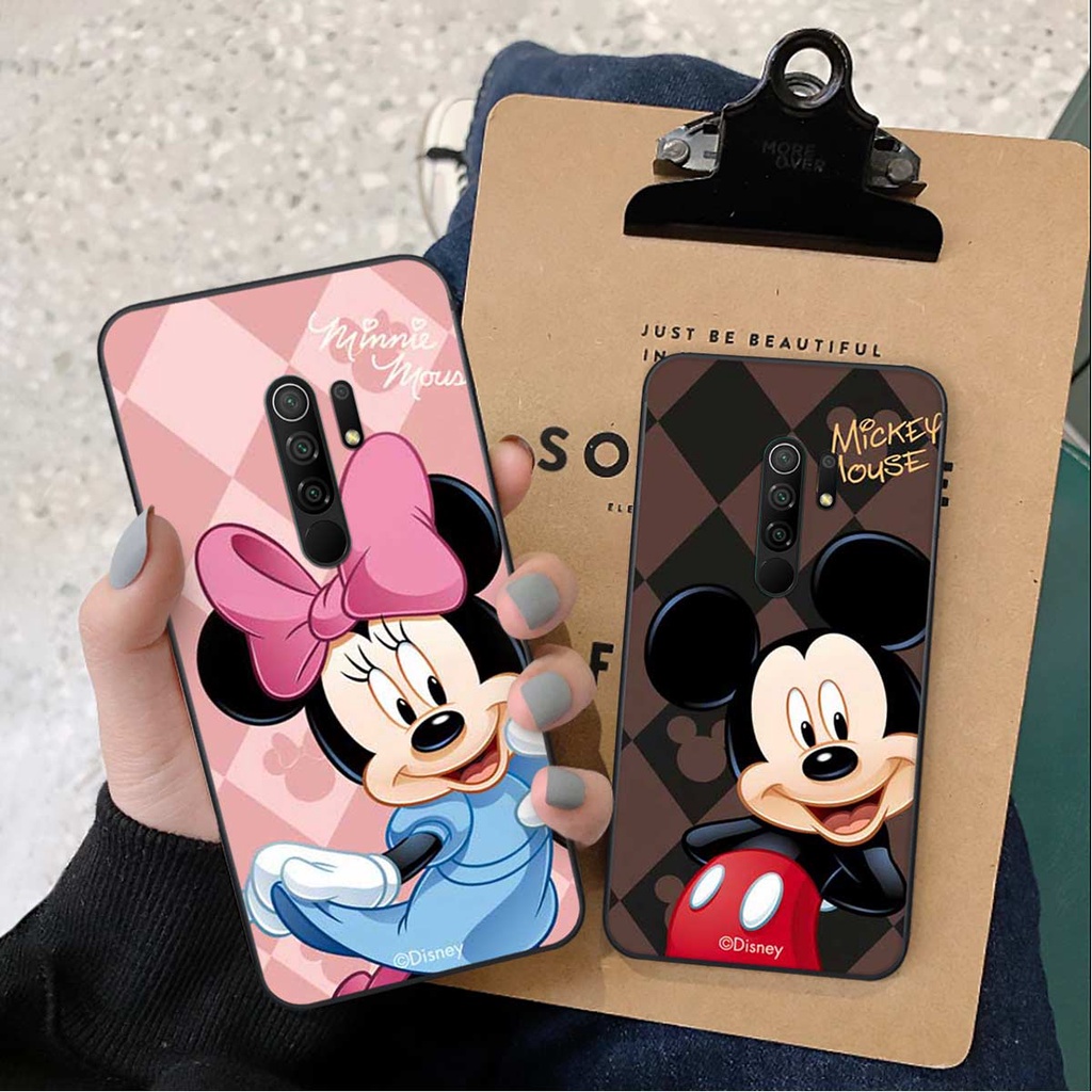Ốp lưng điện thoại Xiaomi Redmi 9 hình mic key min nie mouse thời trang, vỏ ốp rẻ đẹp