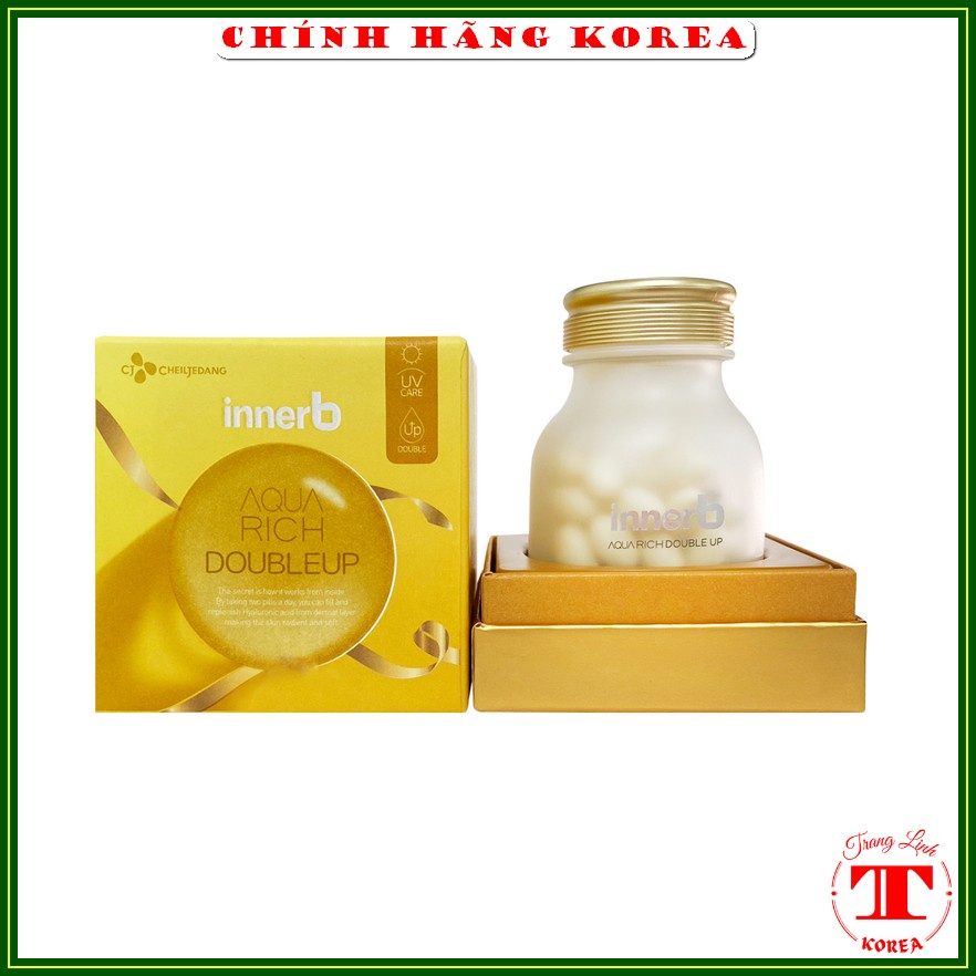 Viên cấp nước Aqua Rich hàn quốc, hộp 70 viên - Bổ sung collagen và nước, giúp da căng bóng, mịn màng - tranglinh