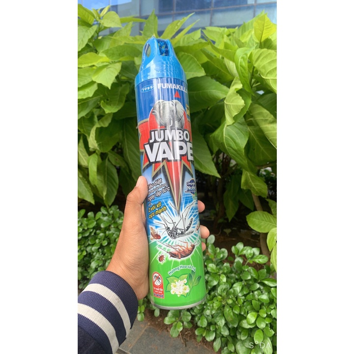 Bình xịt côn trùng jumbo vape hương hoa 600 ml lài