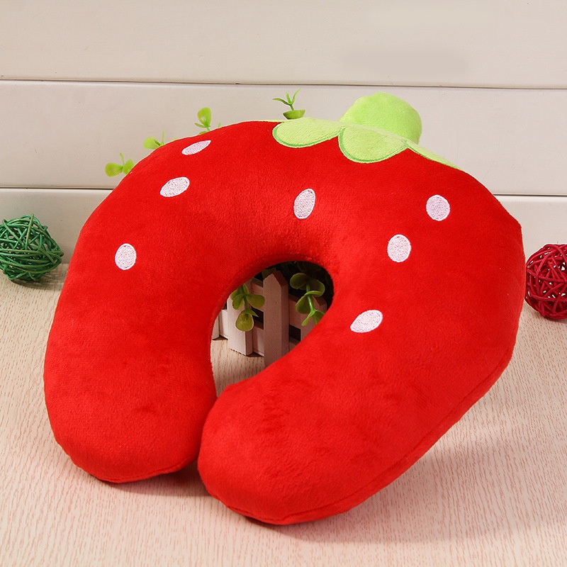 Gối Kê Cổ Hình Chữ U Họa Tiết Hoạt Hình Dễ Thương