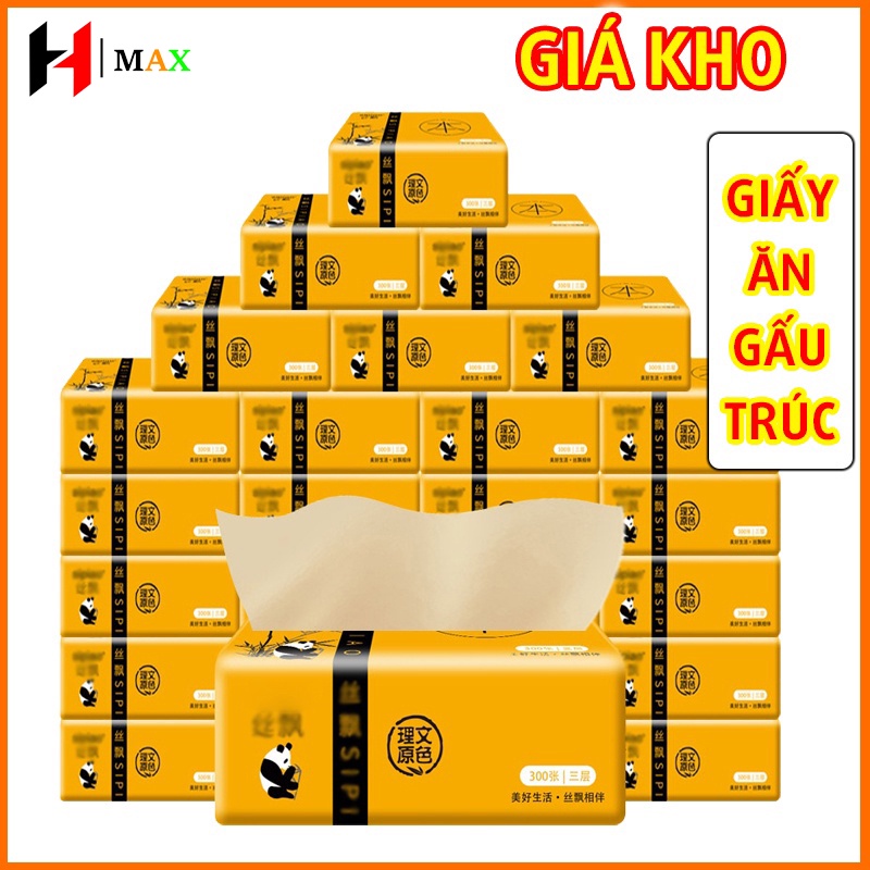 1 Thùng Giấy Ăn Gấu Trúc Việt Nam Loại 1. Thùng 30 Gói