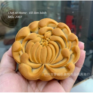 Khuôn trung thu hình hoa cúc 150gr/75gr/50gr mẫu 2007