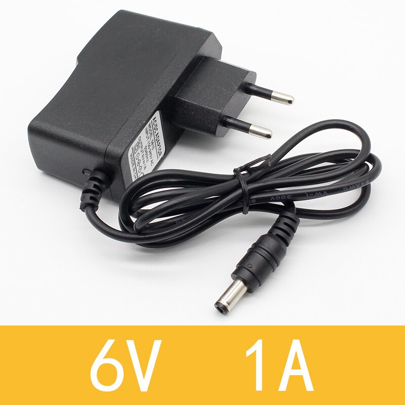 Adapter 6V 1A 6V1A vỏ nhựa đủ công suất