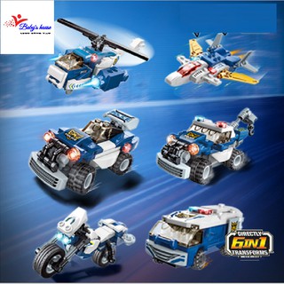 Bộ đồ chơi lắp ráp robot cảnh sát mới 41104
