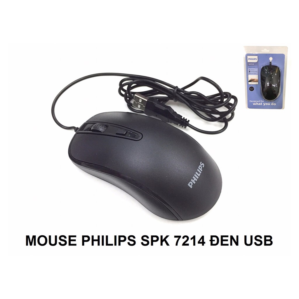 Chuột có dây PHILIPS SPK7214 USB