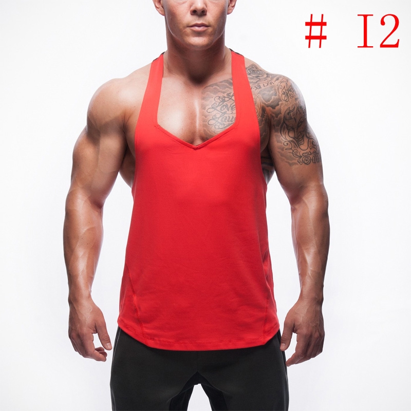 Men Gym Shirt sports vest Sports Shirt Thời Trang Nam Áo nỉ Áo cổ trụ Áo ba lỗ áo vest nam áo thể thao áo thể dục RFC