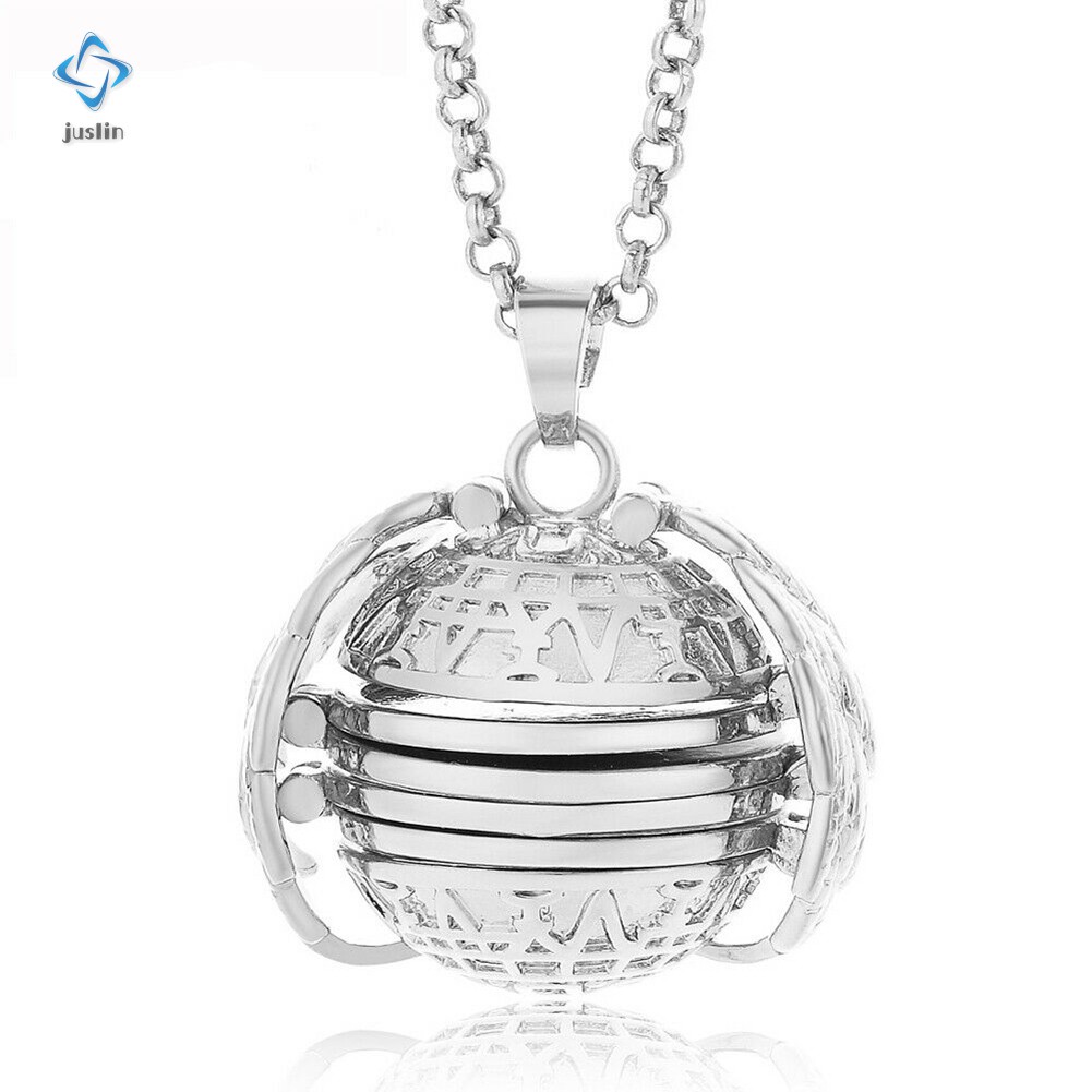 Expanding Photo Locket Necklace Pendant Gift Jewelry Decoration for Women Lady