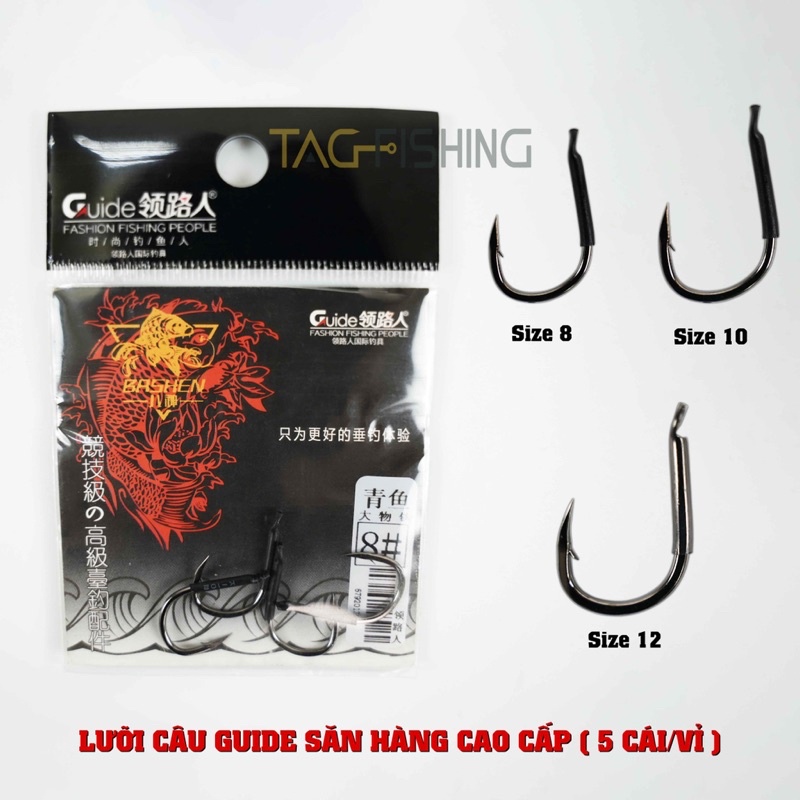 Lưỡi Câu Guide Săn Hàng Cao Cấp - Chính Hãng