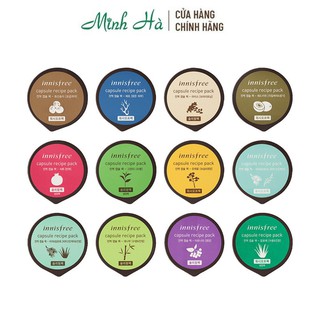 Mặt nạ ngủ & mặt nạ rửa Innisfree Capsule Recipe Pack 10g