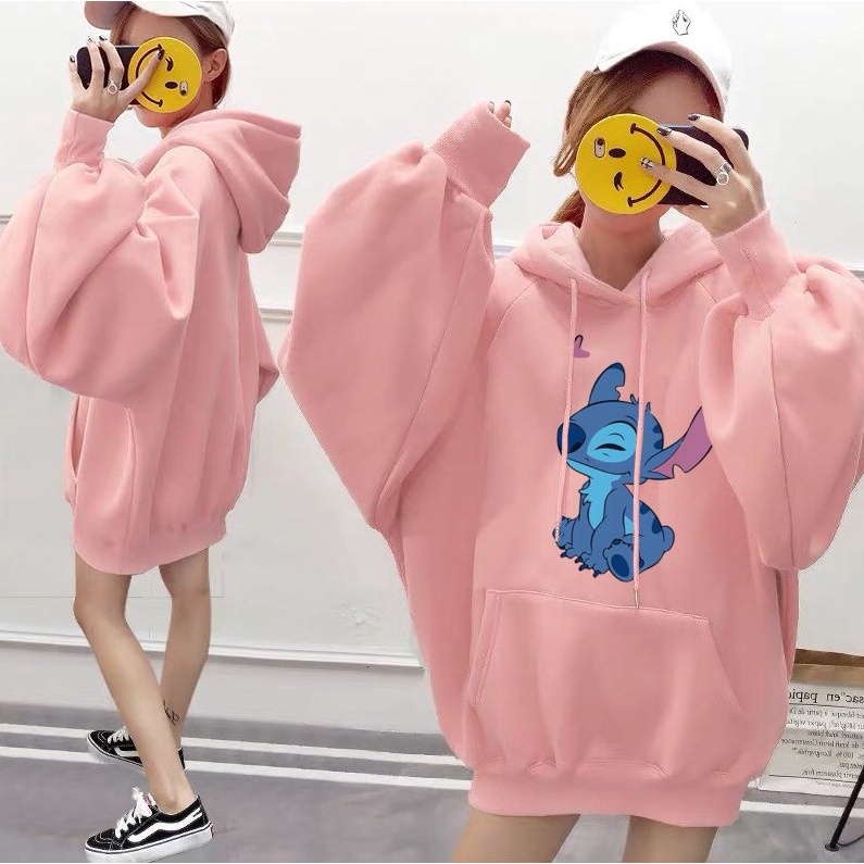 Áo Hoodie Nón Chui Trùm Đầu Nữ Nam Unisex Chất Vải Nỉ Stit Xanh WAH132