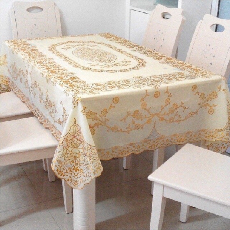 [SIÊU HOT] Khăn trải bàn 137x180cm nhựa PVC - Khăn to