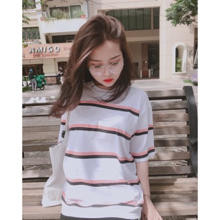 Áo thun Double Striped