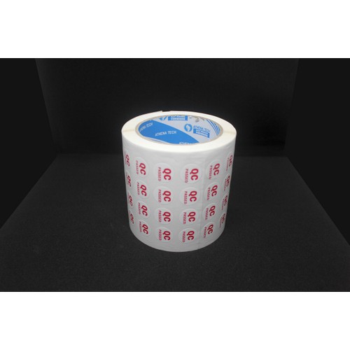TEM QA/QC PASSED - 1 CUỘN 5000 tem - Tem kiểm soát chất lượng nhiều màu -