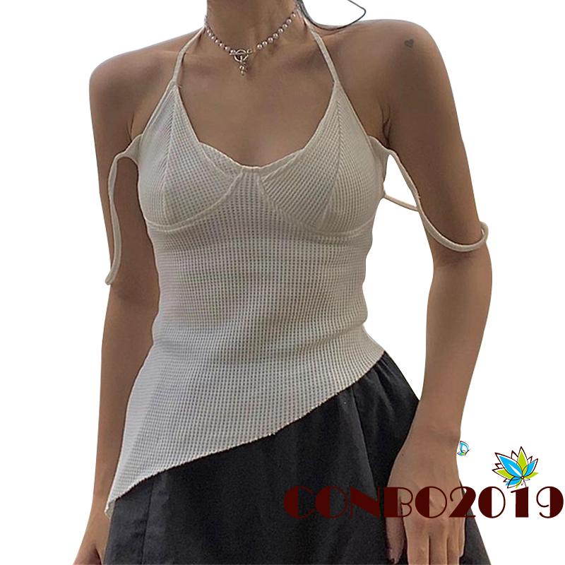 Áo không tay thoáng khí màu sắc đơn giản cho nữ