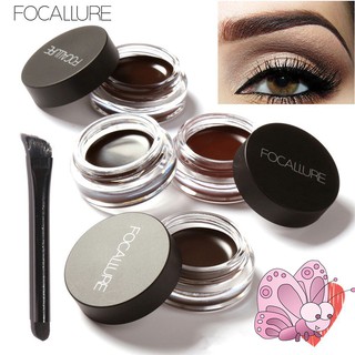 [Hàng mới về] Gel kẻ mày FOCALLURE lâu trôi tiện dụng kèm cọ tán