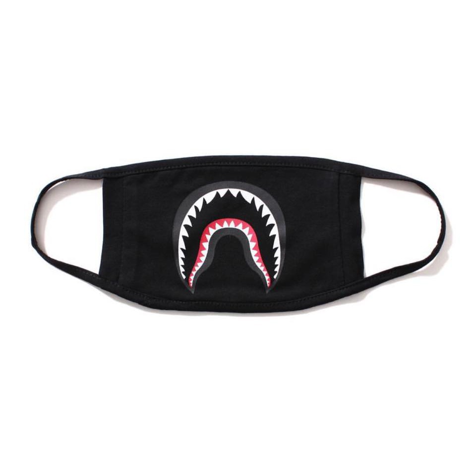 Khẩu Trang Bape Shark Cá Mập - Mask BAPE - Khẩu trang hàm răng - A Bathing Ape Mask - Khẩu trang Cá mập giá sỉ