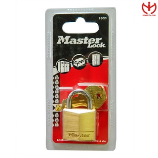 [Hỏa tốc HCM] Ổ Khóa Master Lock 130 D thân đồng rộng 30mm 2 chìa răng cưa - MSOFT