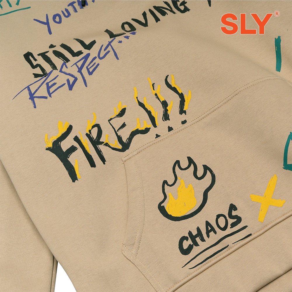 [Mã INCU50 giảm 50K đơn 150K] Áo Hoodie SLY Chaos màu Tan | BigBuy360 - bigbuy360.vn