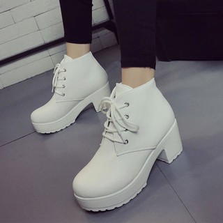 [BÁN LỖ]BOOT NỮ ĐẾ VUÔNG 7CM CỔ THẤP