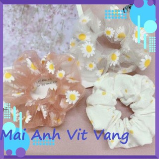 Buộc tóc hoa cúc hoa mi huongmy66ff