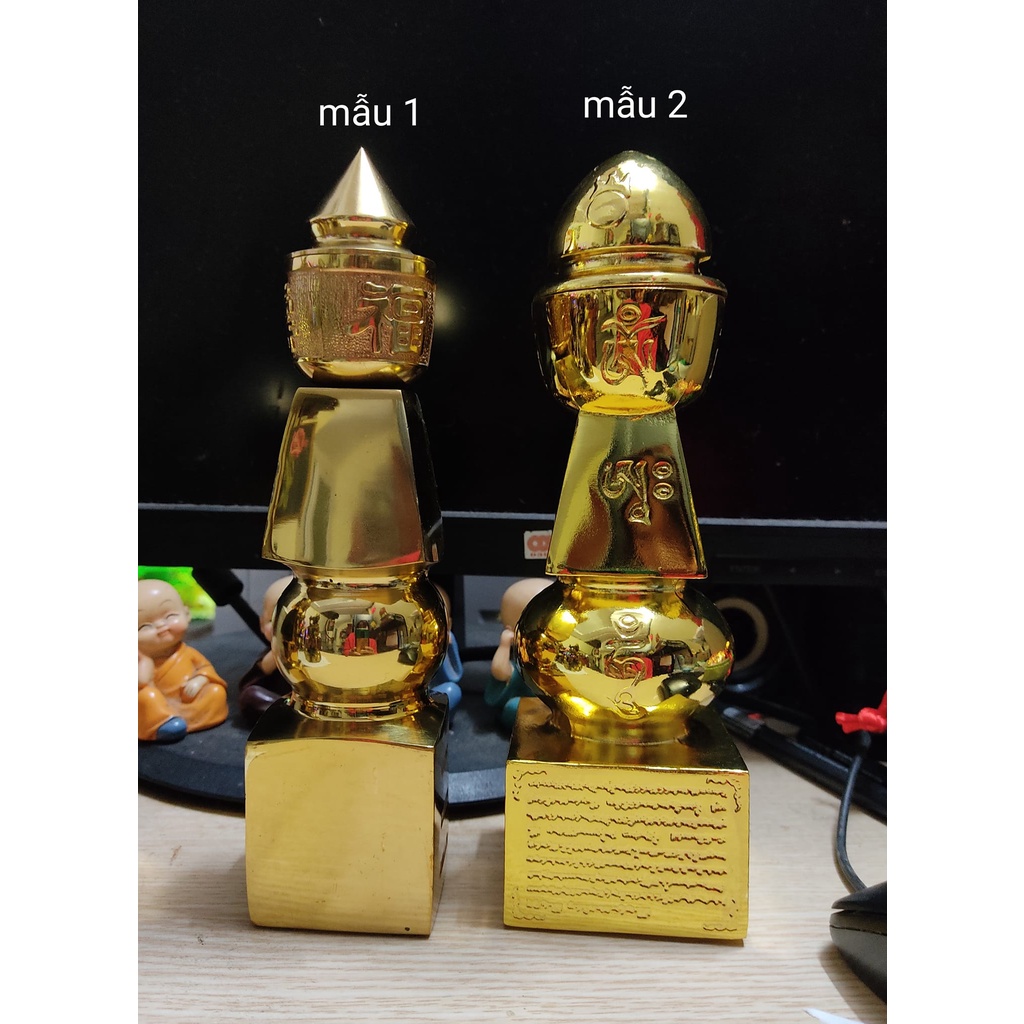 Tháp Ngũ Hành xá lợi phong thủy kích thước 15cm và 19cm