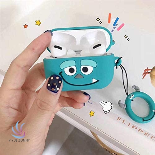 Vỏ bảo vệ hộp sạc tai nghe không dây họa tiết hoạt hình dễ thương bằng silicon mềm thích hợp cho Airpods Pro 3