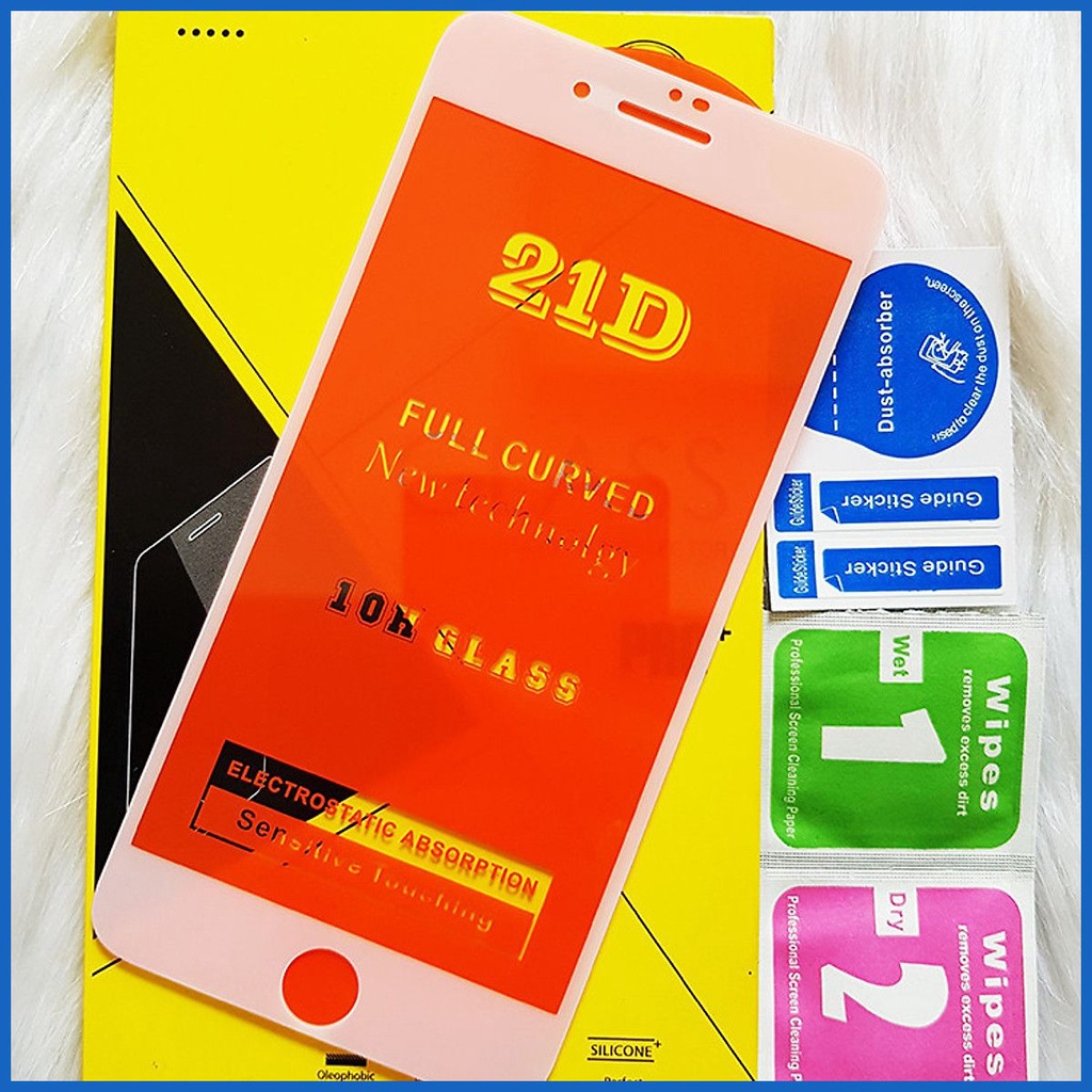 Kính Cường lực IP 21D full màn các mã 6s/6plus/6splus/7/7plus/8/8plus/plus/X/Xr/ Xsmax/11/11promax/ 12/13/pro/promax