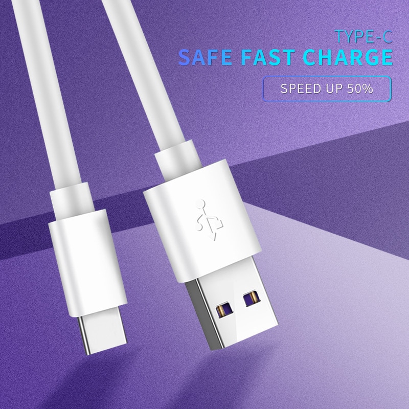 Dây Cáp Sạc Nhanh Truyền Dữ Liệu Usb 5a Type-C 1m Cho Điện Thoại