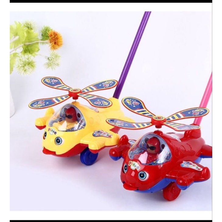 Đồ chơi máy bay đẩy, gà đẩy cho bé