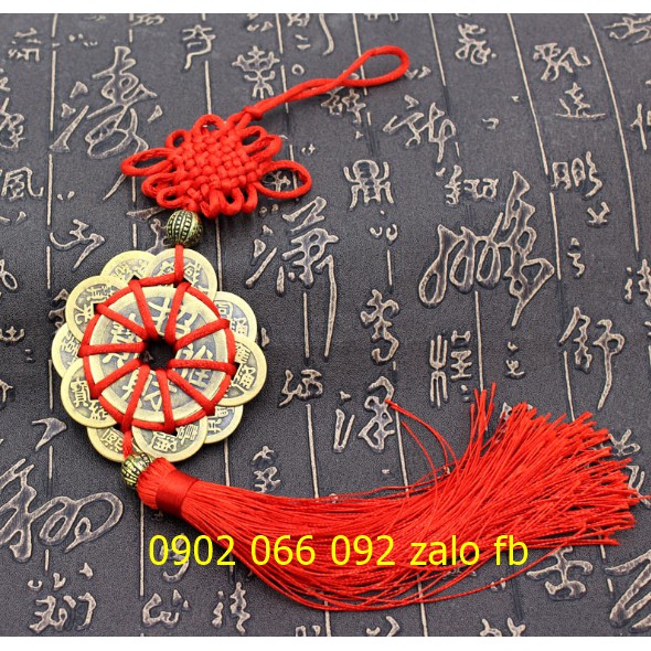 Dây treo phong thủy hoa mai kim tiền