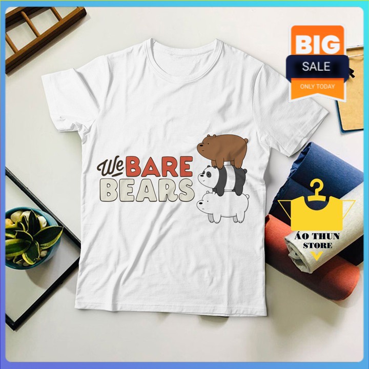 Áo Phông 3 con gấu - We Bare Bears