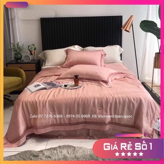 SET CHĂN GA GỐI LỤA CAO CẤP TENCEL 100S CHẤT LƯỢNG CAO