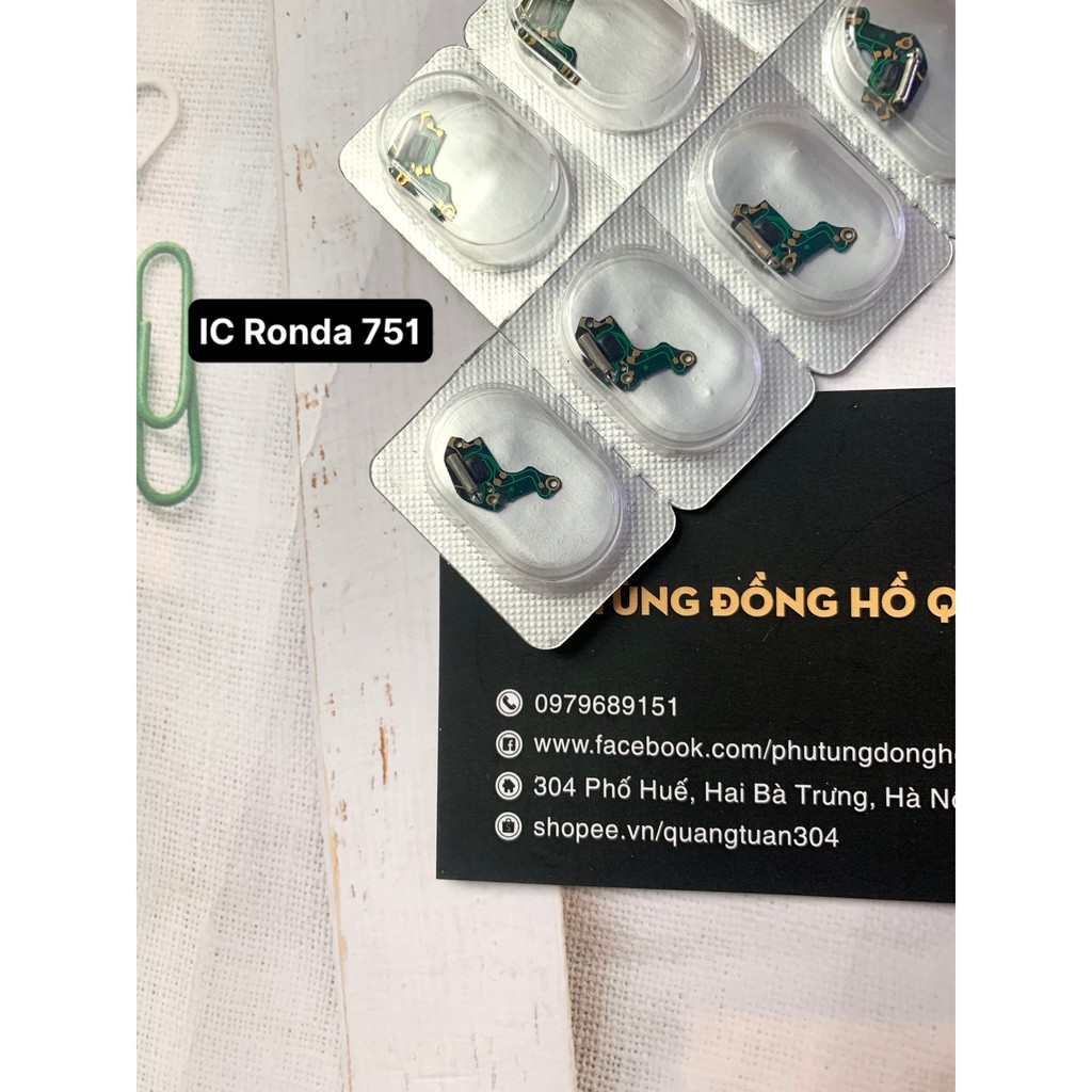 IC máy đồng hồ đeo tay Ronda Thụy Sỹ 762 - 763 - 751 - 753