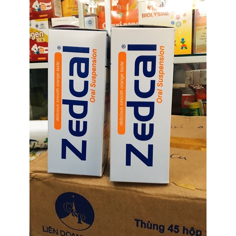 Siro ZEDCAL : calcium, magnesium, zinc... 200ml | BigBuy360 - bigbuy360.vn