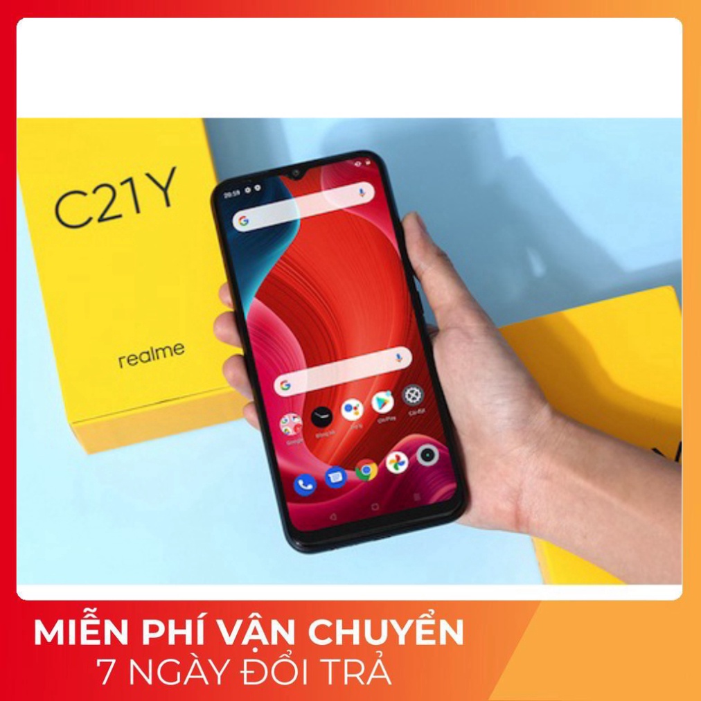 Điện thoại Realme C21Y (4GB/64GB) Pin 5000mAh fullbox bh 12 tháng giá tốt