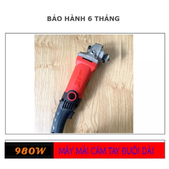Máy mài cắt maktec công suất 980w đuôi dài cầm tay 100mm giúp bạn cắt chính xác trên nhiều chất liệu tặng kèm lưỡi cắt