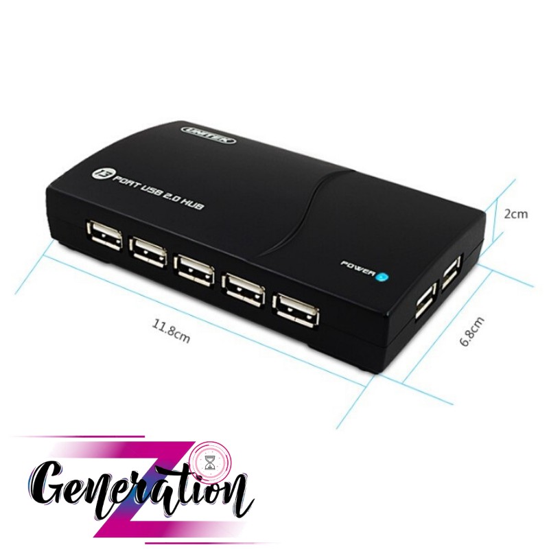 Hub USB 2.0 13 Ports Unitek (Y - 2132)