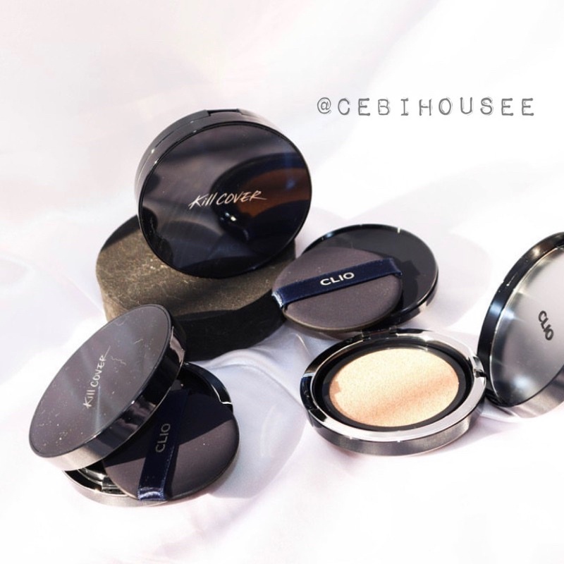 &lt;BẢN MỚI&gt; Phấn Nước Che phủ tối ưu, nhẹ mặt hoàn hảo Clio Kill Cover Founwear Cushion All New (hộp không lõi)