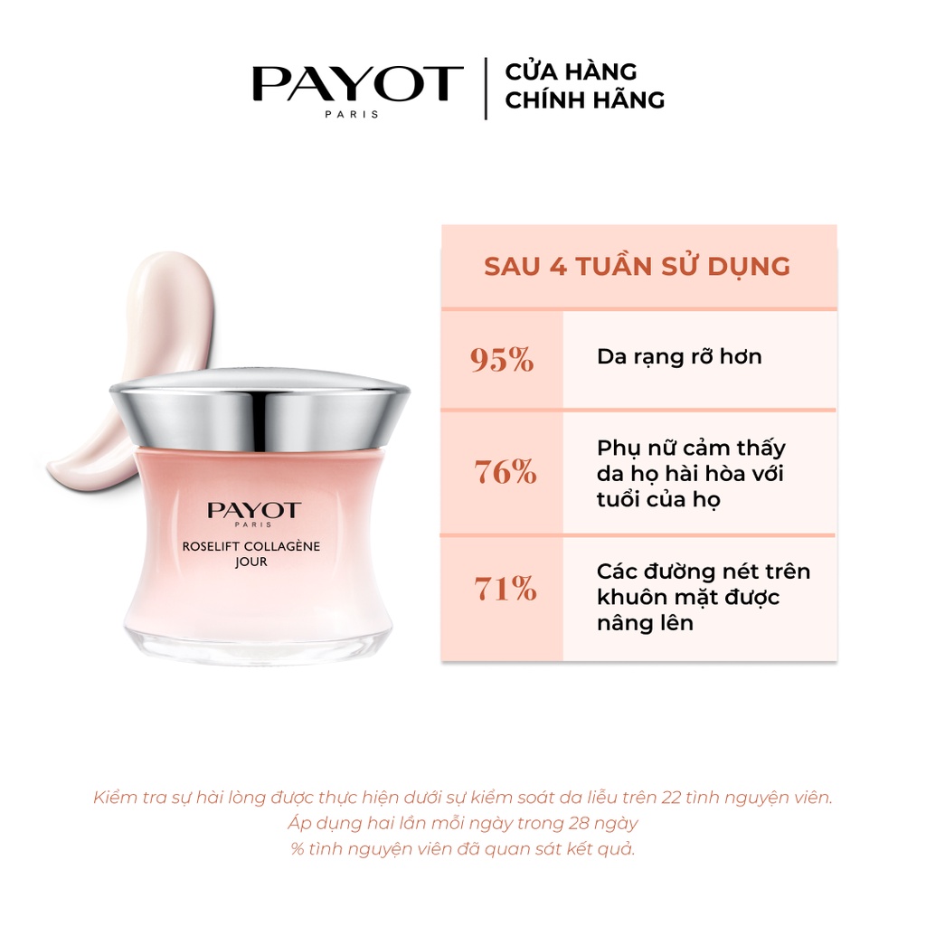 Kem dưỡng ngày chống lão hoá làm săn chắc và trẻ hoá da PAYOT ROSELIFT COLLAGENE JOUR LIFTING CREAM 50ml