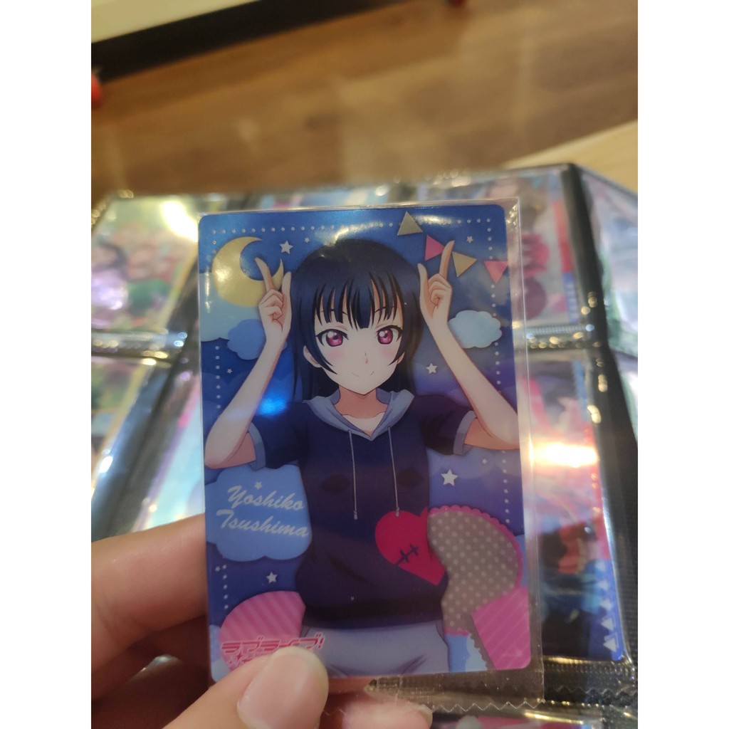 Thẻ bài sưu tầm bánh xốp Idol Love Live LL 33 - Tặng bọc bài nhựa bảo quản