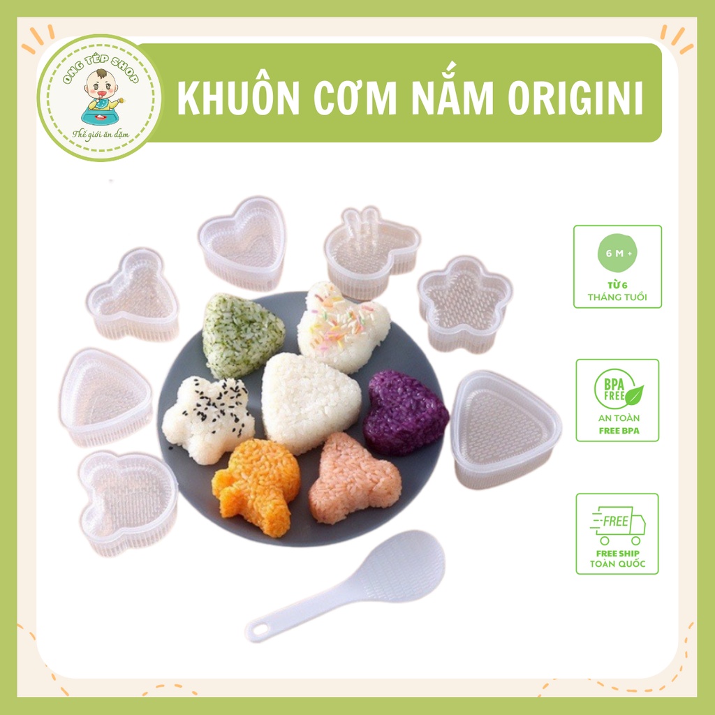 Khuôn làm cơm nắm Onigiri kiểu nhật cho bé